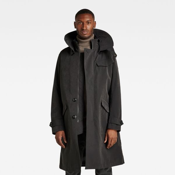 G Star G-STAR Coat - Belted Trench Black