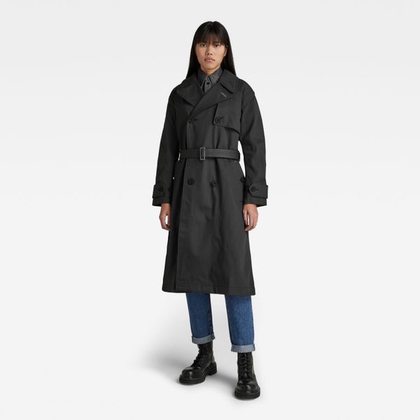 G Star G-STAR Coat - High Trench wmn black