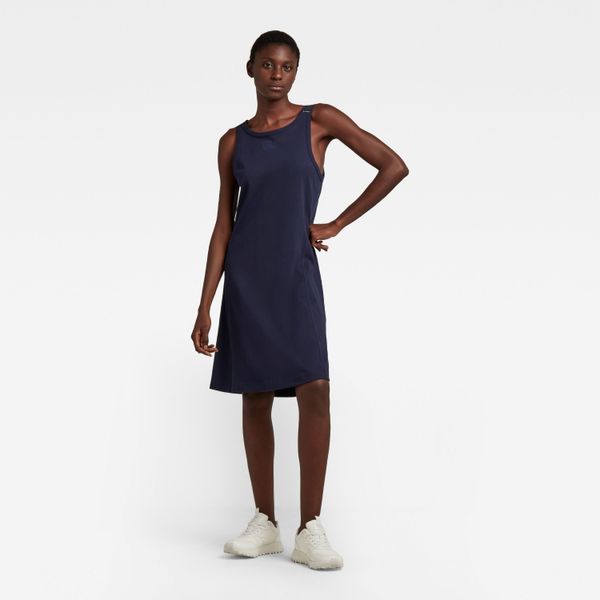 G Star G-STAR Dress - Adjustable tank dress blue