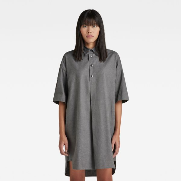 G Star G-STAR Dress - Shirt dress s\s wmn grey