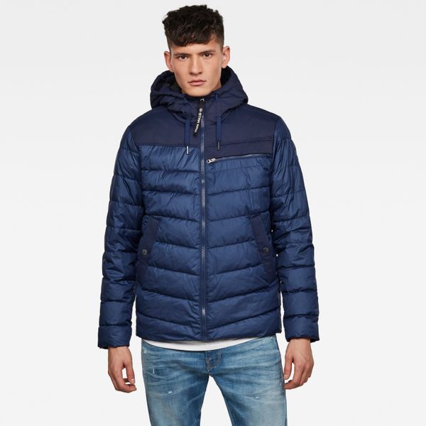 G Star G-STAR Jacket - Attacc quilted hdd jacket dark blue