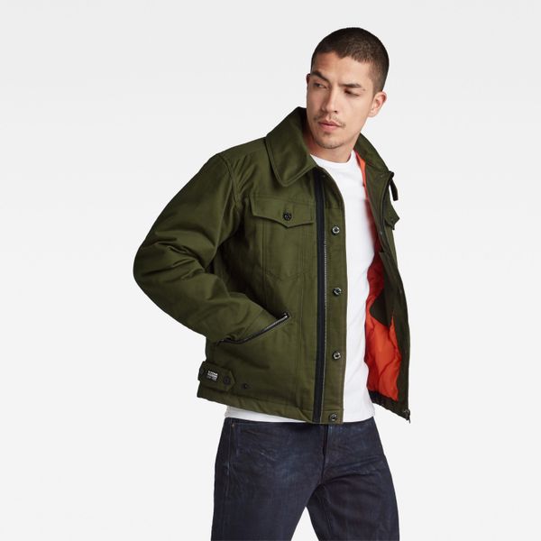 G Star G-STAR Jacket - Flight Combat Padded Jacket Green