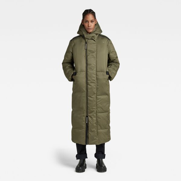 G Star G-STAR Jacket - G - Whistler pdd Ext Long Parka wmn green