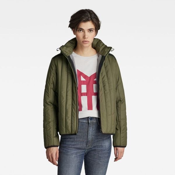 G Star G-STAR Jacket - Meefic vertical quilted jacket wmn green