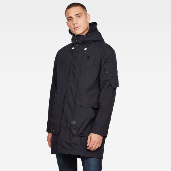 G Star G-STAR Jacket - Multipocket parka dark blue