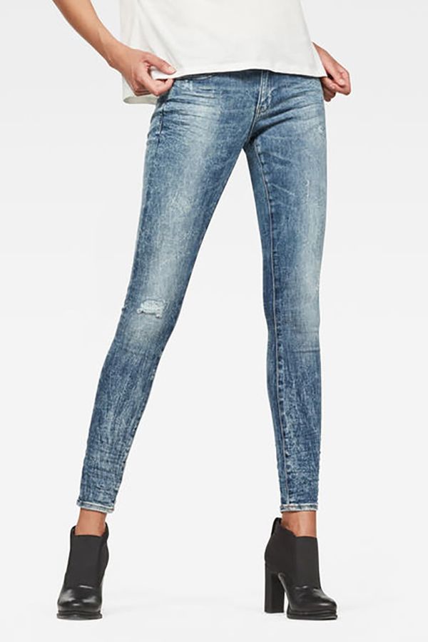 G Star G-STAR Jeans - Midge Zip Mid Skinny Wmn Blue