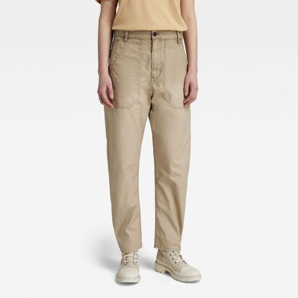 G Star G-STAR Pants - 3D fatigue boyfriend pant wmn beige