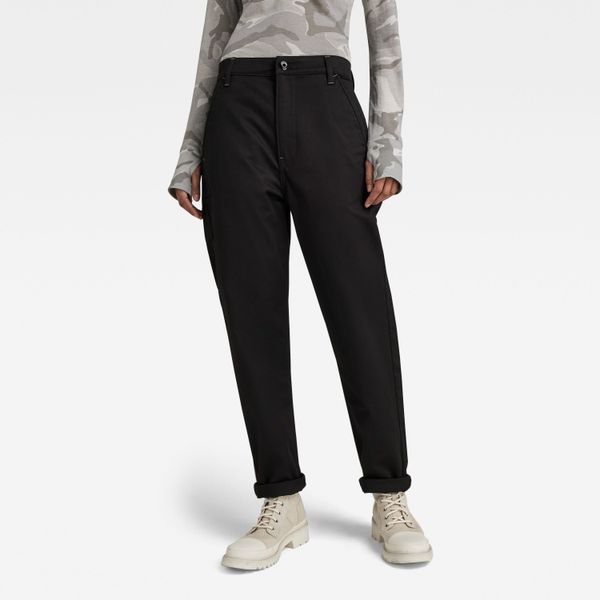 G Star G-STAR Pants - Boyfriend tapered chino wmn black