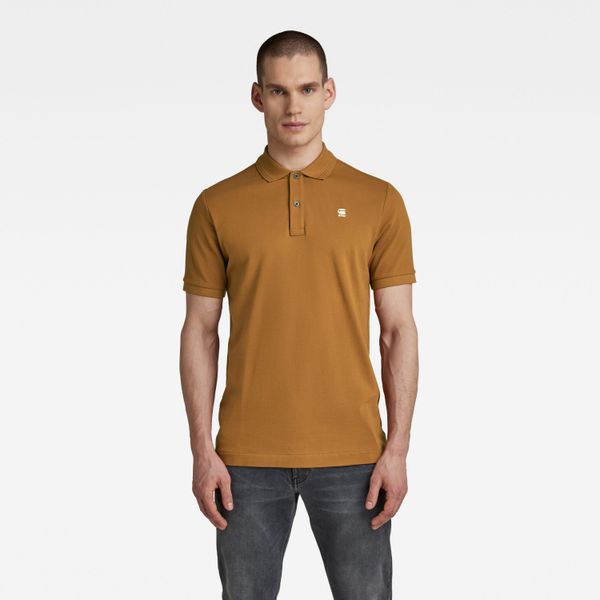 G Star G-STAR Polo shirt - Dunda slim polo s\s brown