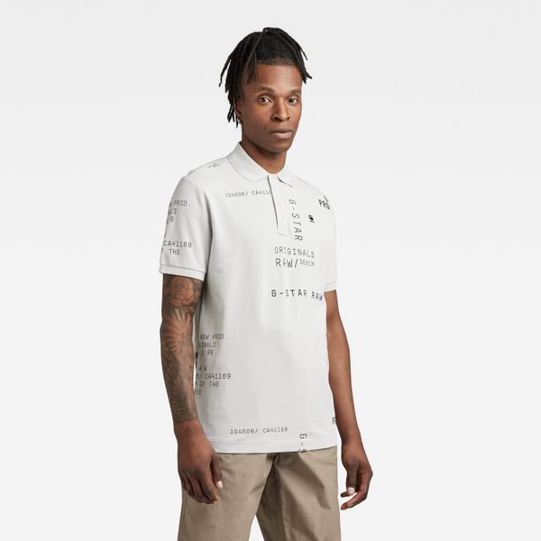 G Star G-STAR Polo shirt - Dunda slim to polo grey