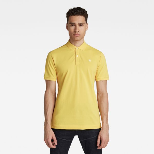 G Star G-STAR Polo T-shirt - Dunda slim polo s\s yellow