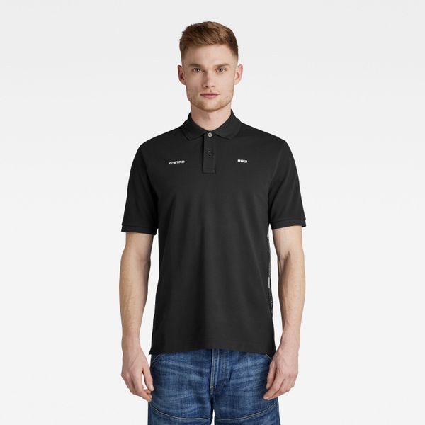 G Star G-STAR Polo T-shirt - Logo wallpaper polo black