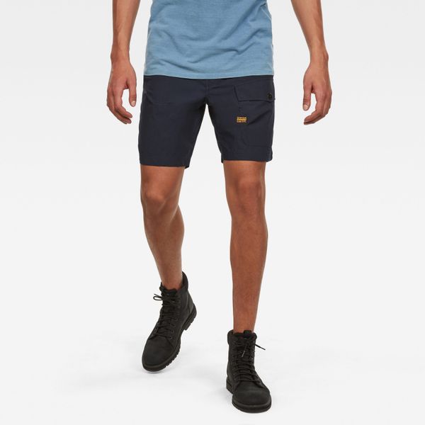 G Star G-STAR Shorts - Front pocket sport short dark blue