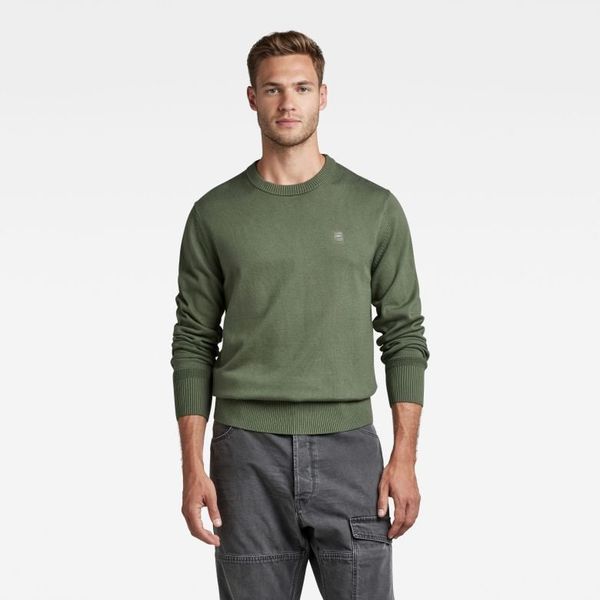 G Star G-STAR Sweater - Premium core r knit green