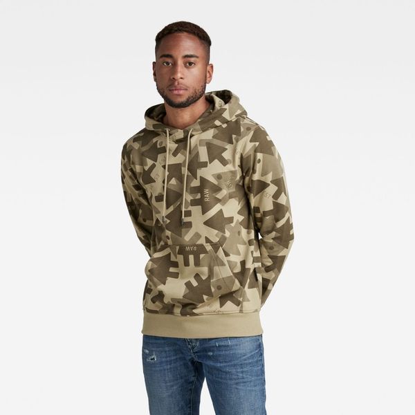 G Star G-STAR Sweatshirt - Arrow camo hdd sw beige