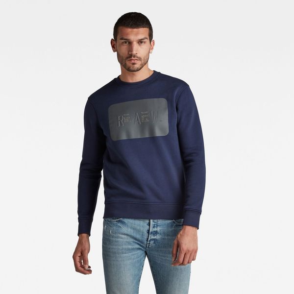 G Star G-STAR Sweatshirt - Ashor sweat r dark blue