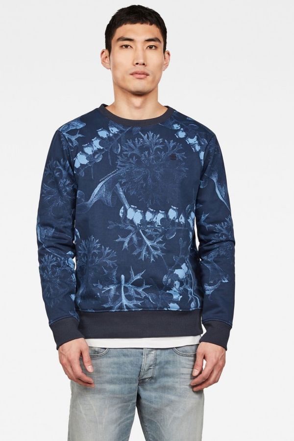 G Star G-STAR Sweatshirt - Gable core r sw l\s dark blue