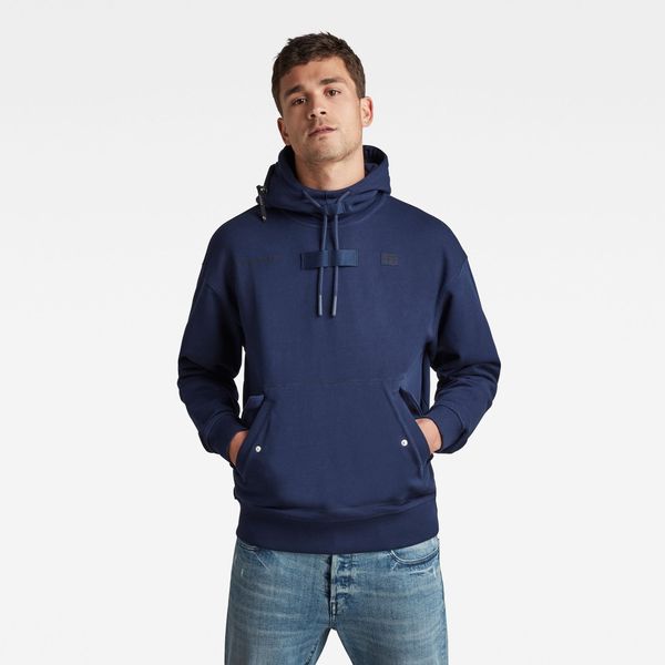 G Star G-STAR Sweatshirt - Heavy hodson sweat ub o blue