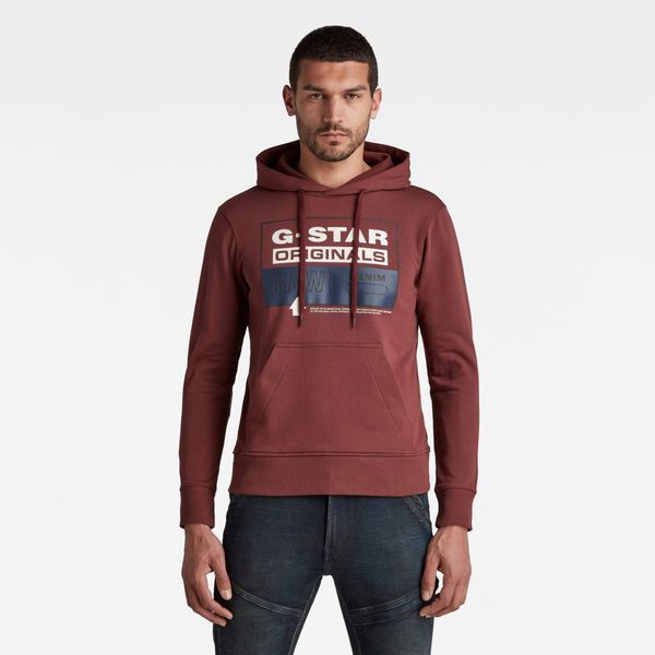 G Star G-STAR Sweatshirt - Originals hdd sw burgundy