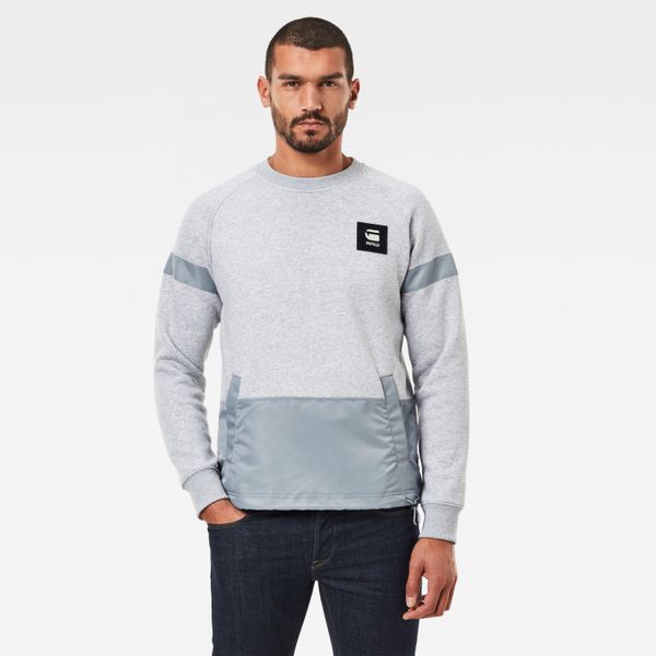 G Star G-STAR Sweatshirt - Prisoner mix r sw l\s grey