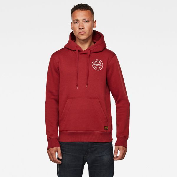 G Star G-STAR Sweatshirt - Round originals hdd sw l\s red