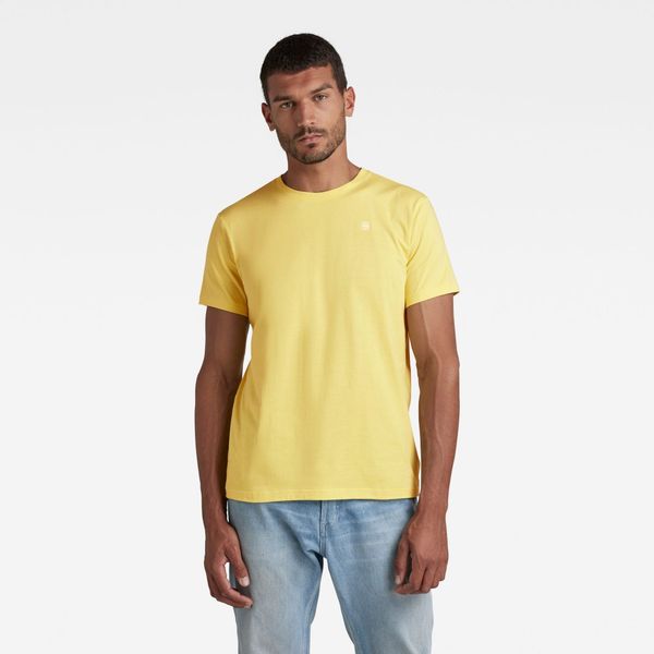 G Star G-STAR T-shirt - Base-s r t s\s yellow