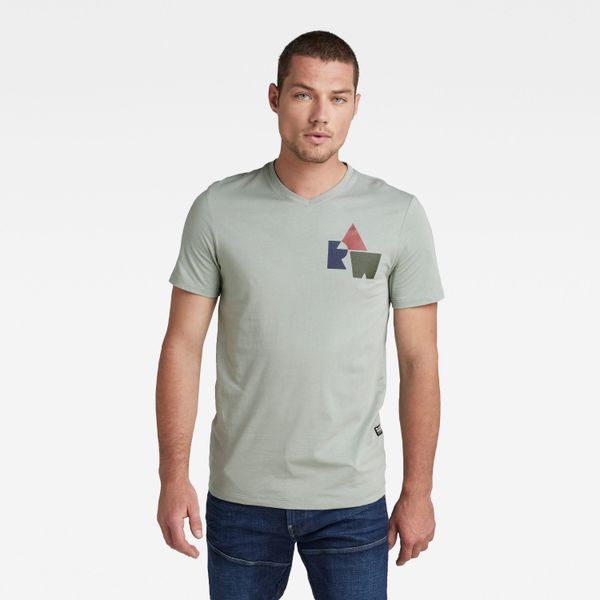 G Star G-STAR T-shirt - Chest graphic slim in t green