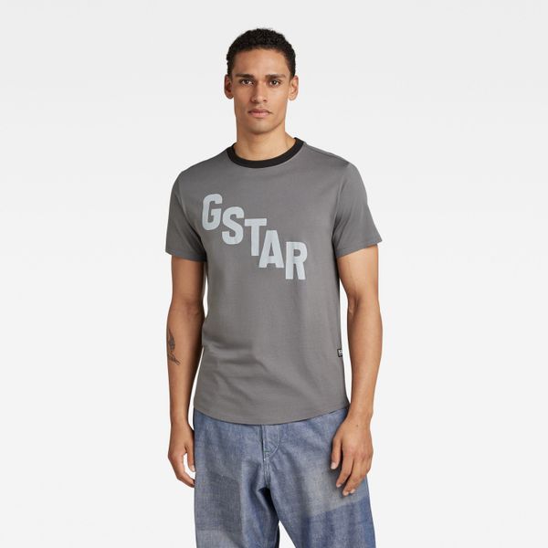 G Star G-STAR T-shirt - Lash sports graphic r t grey