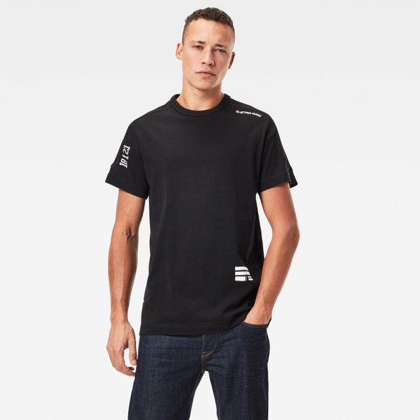 G Star G-STAR T-shirt - Multi logo+ korpaz r t s\s black