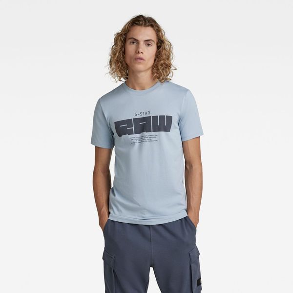 G Star G-STAR T-shirt - RAW gr slim r t blue