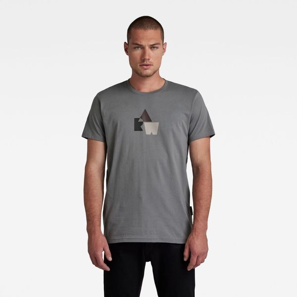 G Star G-STAR T-shirt - RAW logo r t grey