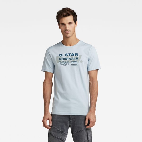 G Star G-STAR T-shirt - RAW originals slim r t blue