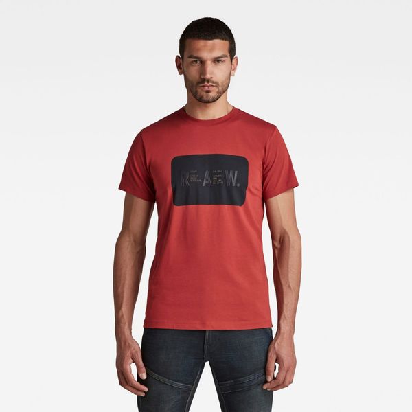 G Star G-STAR T-shirt - RAW. Double Layer R T Red