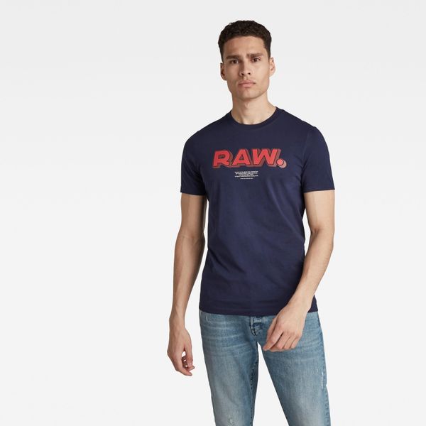 G Star G-STAR T-shirt - RAW. Slim R T Blue