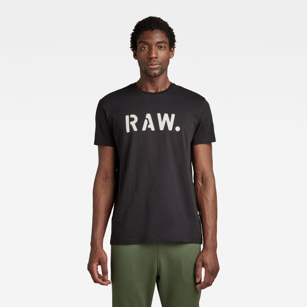 G Star G-STAR T-shirt - Stencil RAW r t black