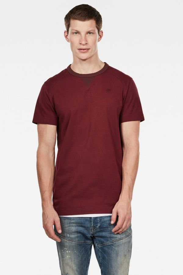 G Star G-STAR T-shirt - Vacuol r t s\s burgundy red