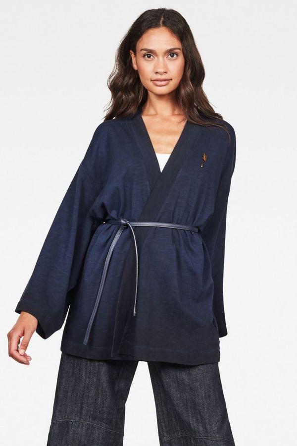 G Star G-STAR Top - 30yr kimono wmn 7\8 sl blue