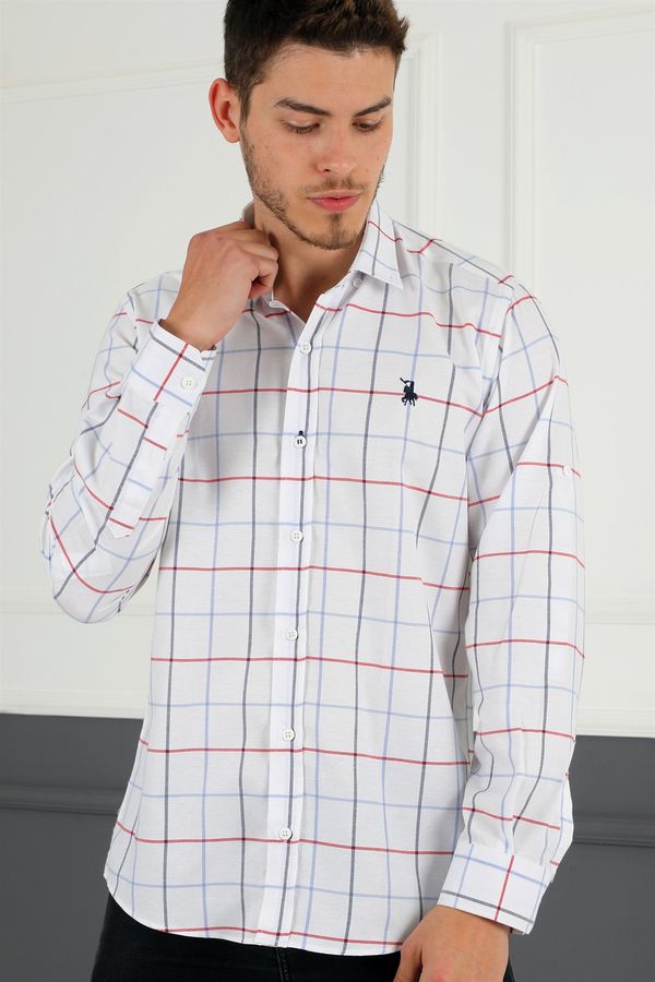 dewberry G716 DERBERRY MEN'S SHIRT-SNOW WHITE