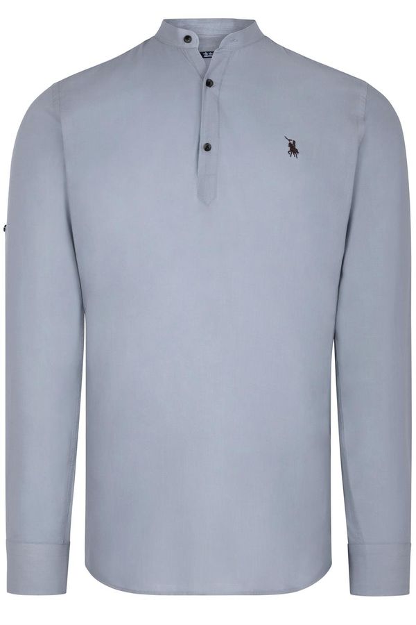 dewberry G783 DEWBERRY JUDGE COLLAR MEN'S SHIRT-GREY