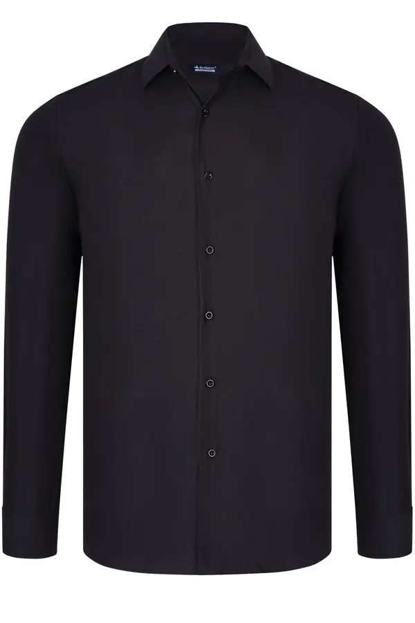 dewberry G926 DEWBERRY MEN'S SHIRT-BLACK