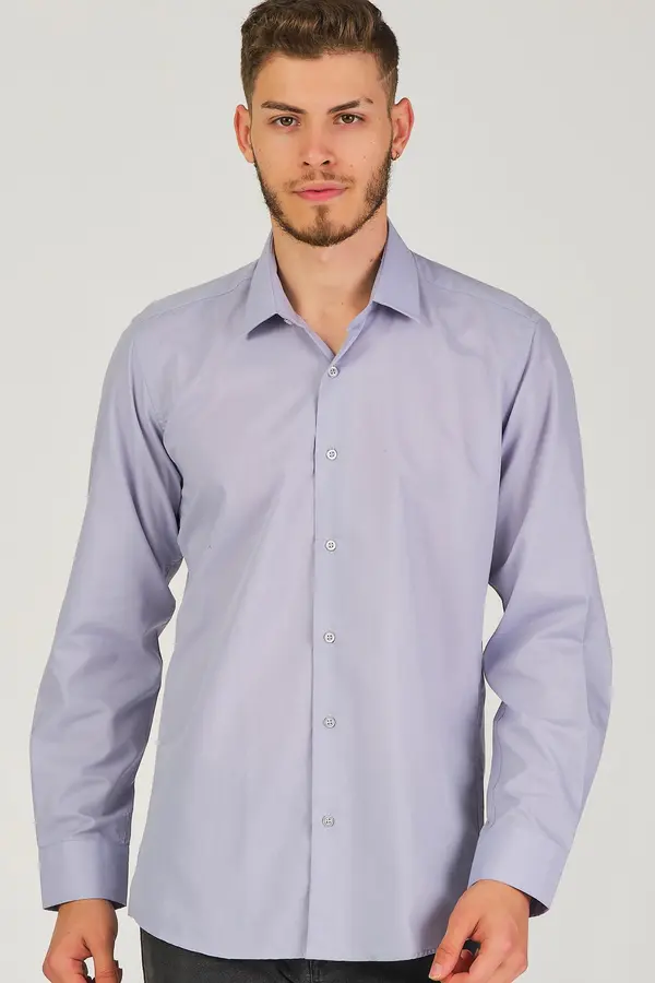 dewberry G926 DEWBERRY MEN'S SHIRT-GREY