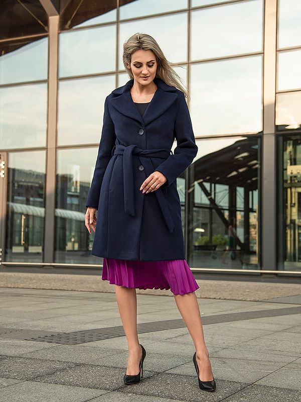 Gamstel Gamstel Woman's Coat Ala Navy Blue