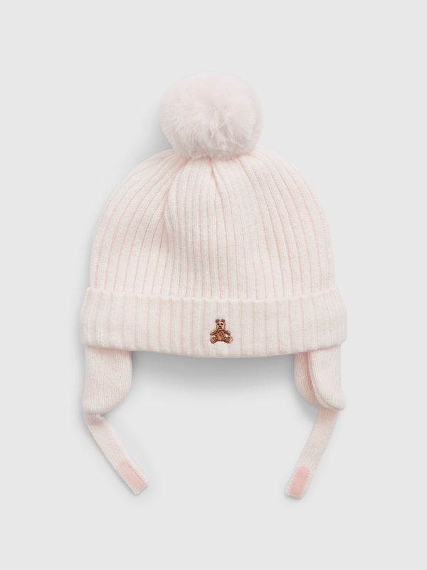 GAP GAP Baby Beanie with Pompom - Girls