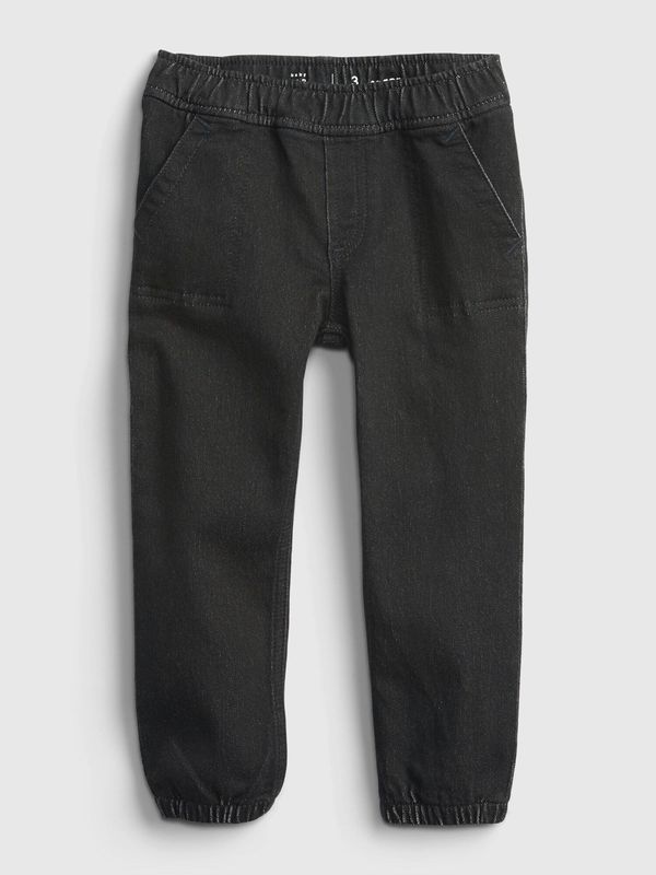 GAP GAP Baby Genies Black Denim Joggers - Boys