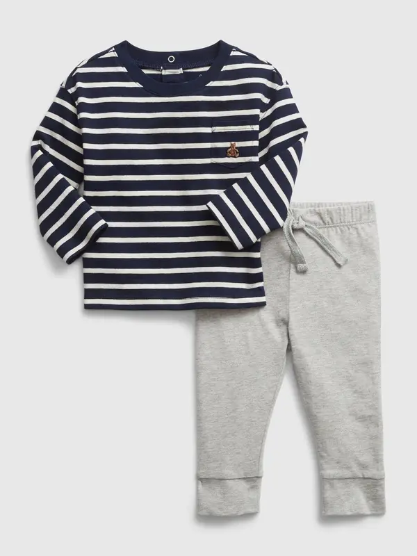 GAP GAP Baby Outfit Organic Set T-Shirt & Sweatpants - Boys