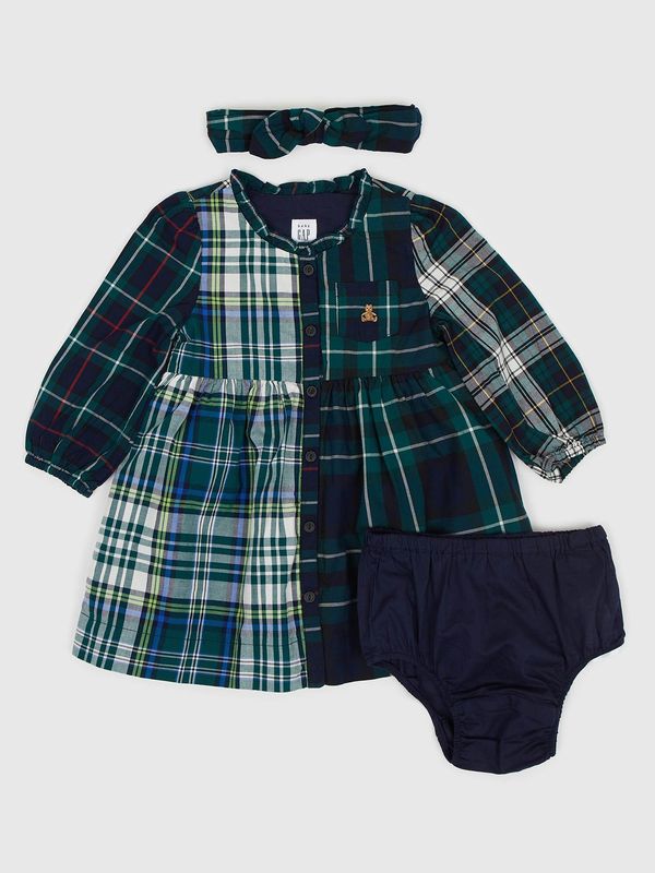 GAP GAP Baby Plaid Dress with Headband - Girls