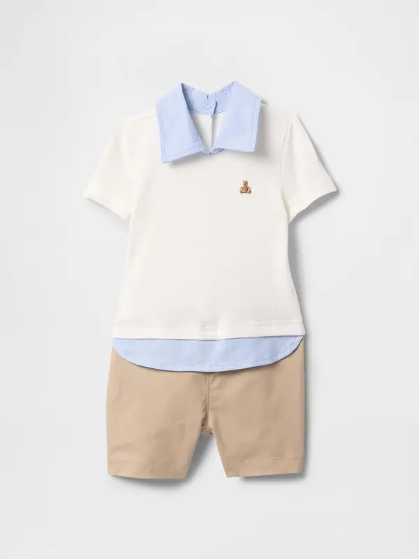GAP GAP Baby Polo Shirt & Shorts Set - Boys