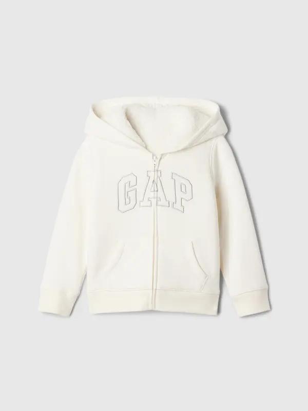 GAP GAP Baby sherpa sweatshirt with logo - Girls