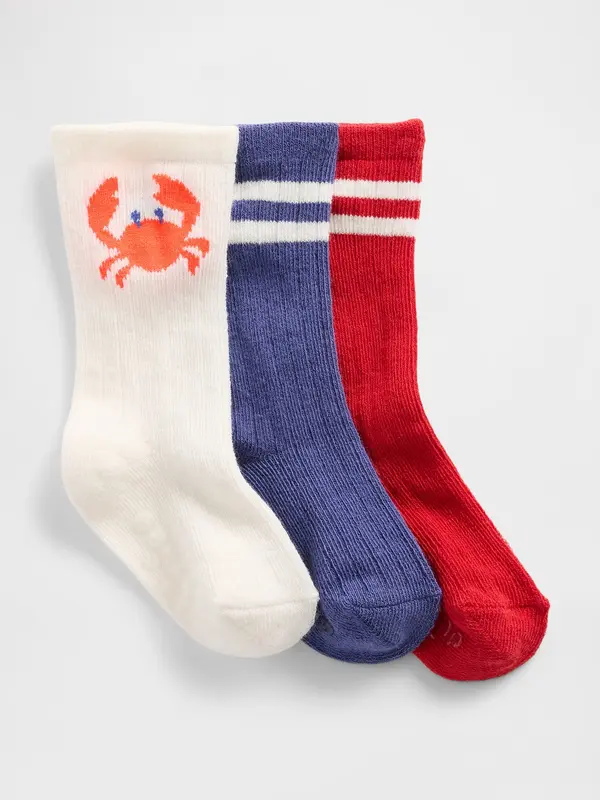GAP GAP Baby Socks, 3 Pairs - Boys