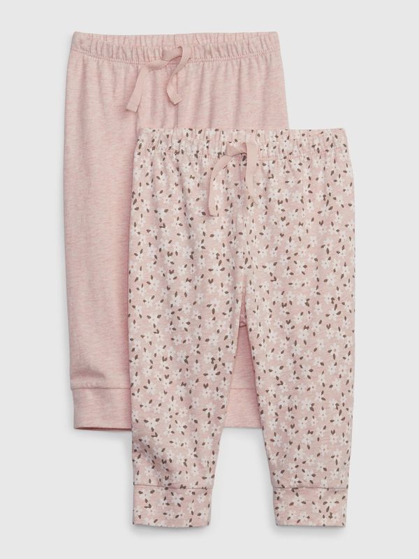 GAP GAP Baby Sweatpants from organic cotton, 2 pcs - Girls